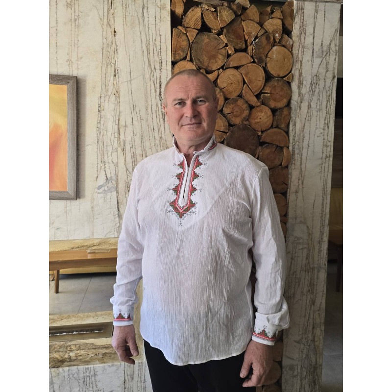Мъжка риза с шевица Емануил