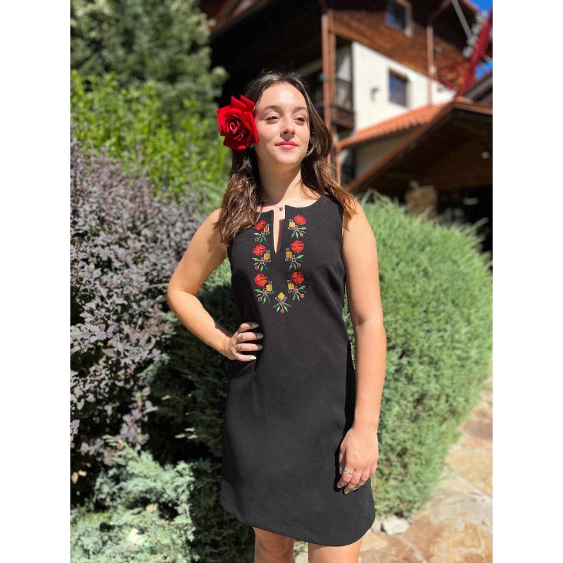 Рокля с шевица Елица